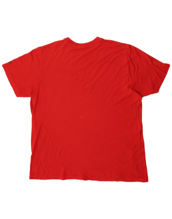 Nike Herre Regular Fit Grafisk T-Shirt Top XL Rød