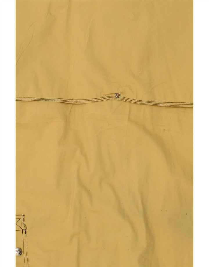 VINTAGE Mens Windbreaker Jacket UK 36 Small Yellow Cotton Vintage Vintage and Second-Hand Vintage from Messina Hembry 