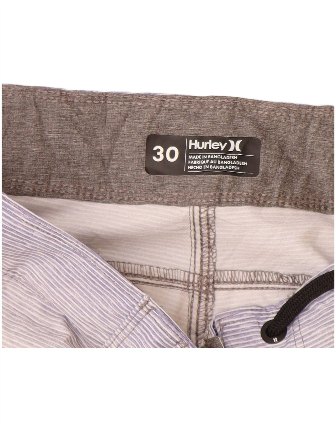 Hurley Herre grafiske svømmeshorts Medium Grå Colourblock Polyester