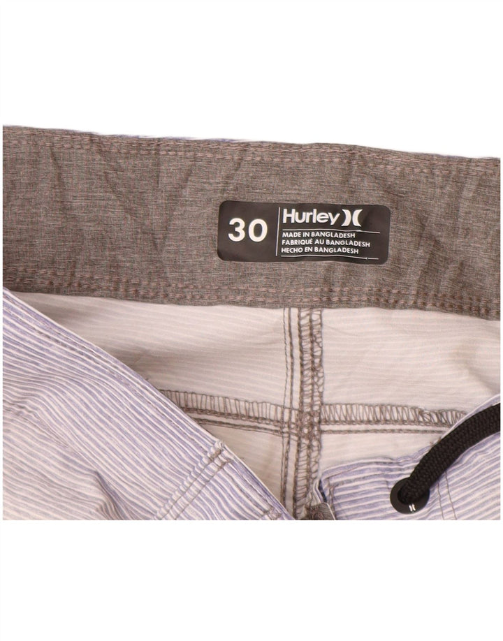 Hurley Herre grafiske svømmeshorts Medium Grå Colourblock Polyester
