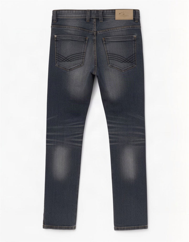 Tom Tailor Straight Jeans til mænd W30 L29 Marineblå Bomuld