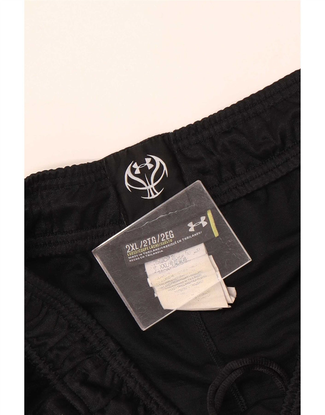Under Armour Herre grafiske sportsshorts 2XL sort polyester