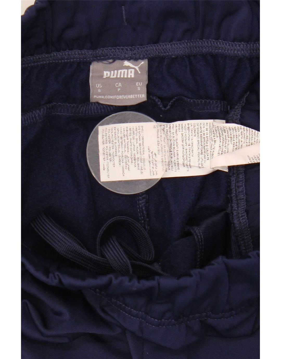 Puma træningsdragt til kvinder Joggers UK 10 Small Navy Blue Polyester