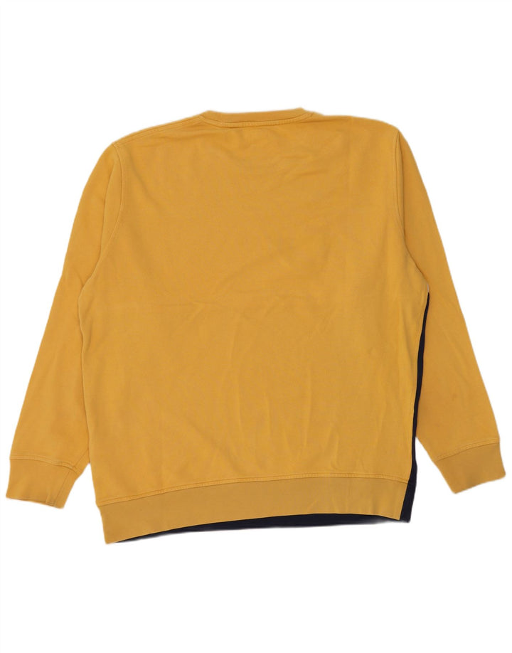 Levi's Grafisk Sweatshirt-trøje til mænd Stor Gul Colourblock Bomuld
