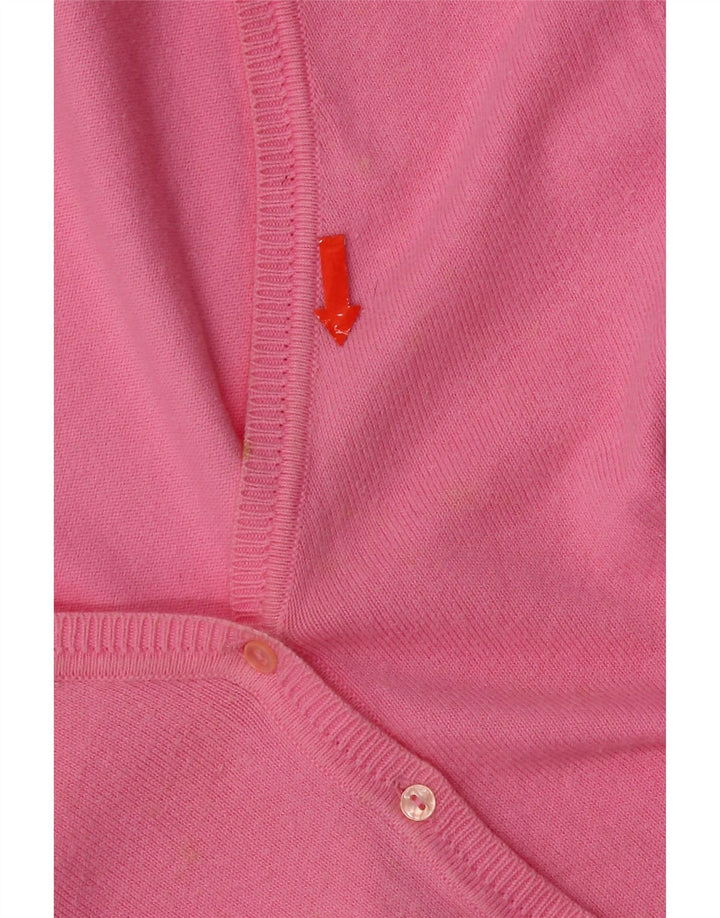 Zara Dame Cardigan Sweater UK 10 Small Pink