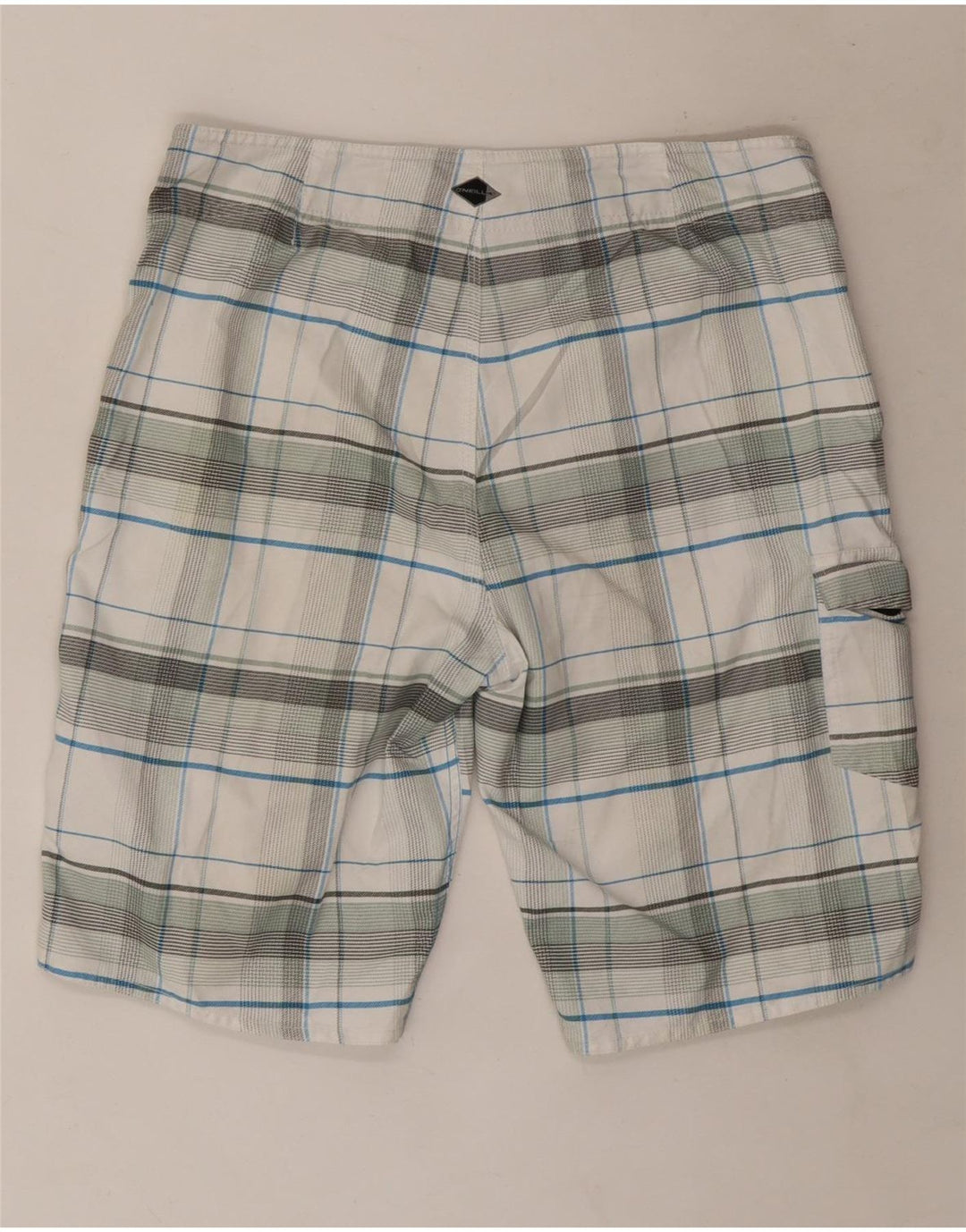 O'Neill Badeshorts til mænd Medium hvid ternet polyester