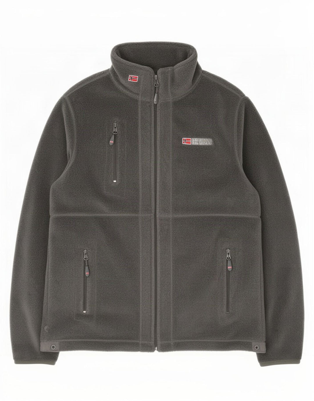 Geographical Norway Herre Fleecejakke UK 38 Medium Grå Polyester