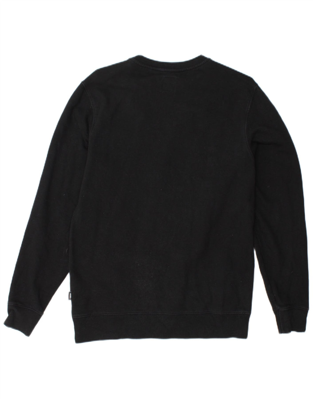 VANS Mens Graphic Sweatshirt Jumper Small Black Cotton