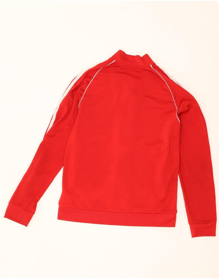 Adidas Drenge Træningsdragt Topjakke 11-12 År Rød Polyester
