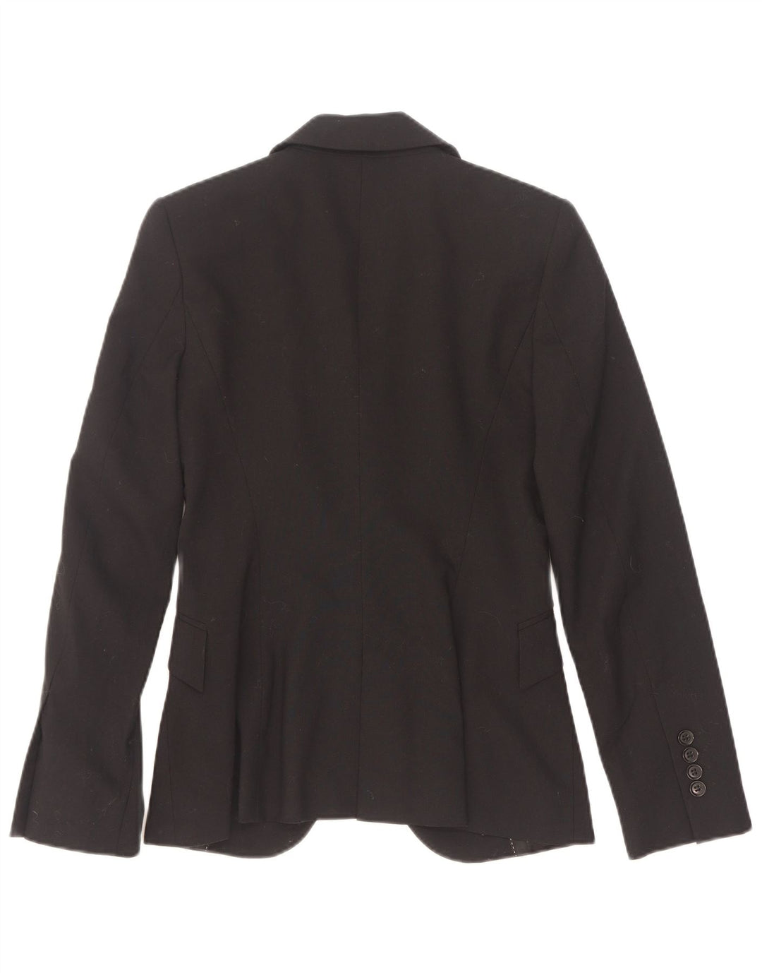 Zara Dame 1 Knap Blazer Jakke EU 34 2XS Sort