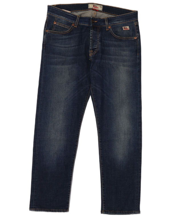 Roy Rogers Straight Jeans til mænd W34 L27 Marineblå Bomuld