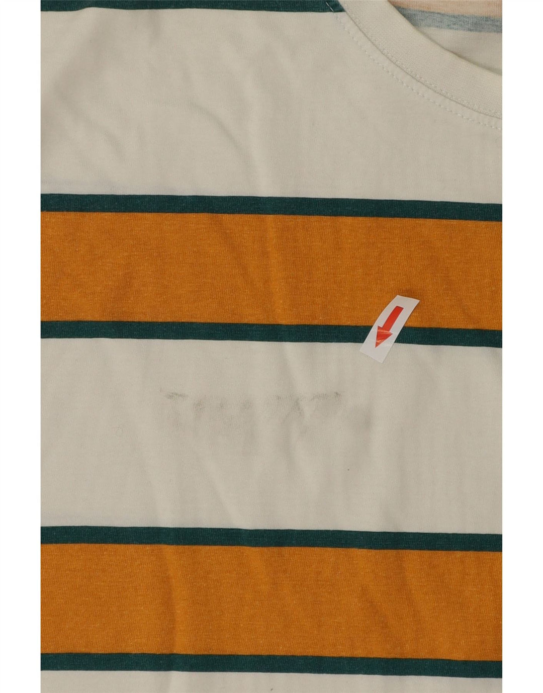 Starter Herre T-Shirt Top XL Hvidstribet bomuld