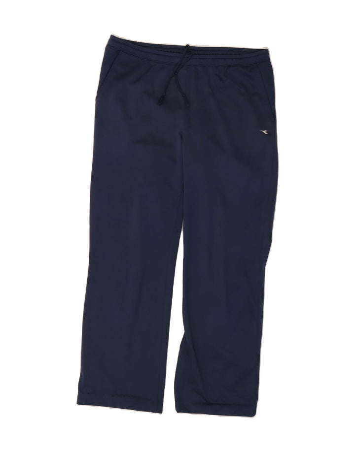 DIADORA Womens Tracksuit Trousers UK 14 Large Blue Polyester Vintage Diadora and Second-Hand Diadora from Messina Hembry 