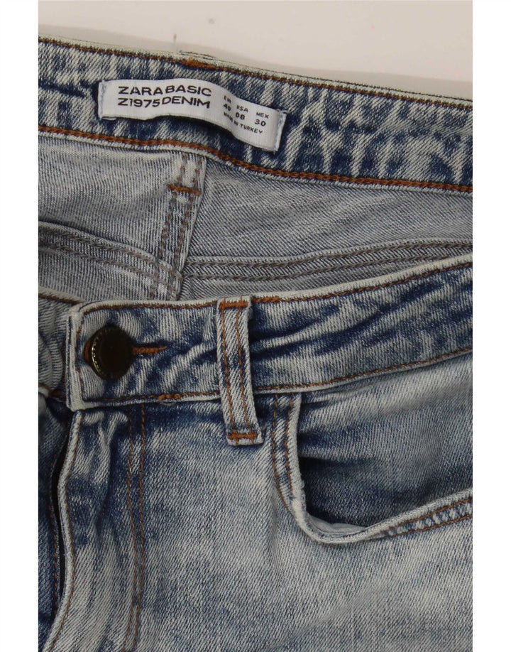 Zara Dame Skinny Jeans EU 40 Medium W30 L29 Blå
