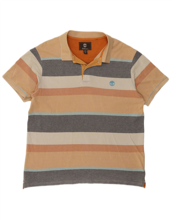 Timberland Herre Regular Fit Polo Shirt XL Flerfarvet stribet