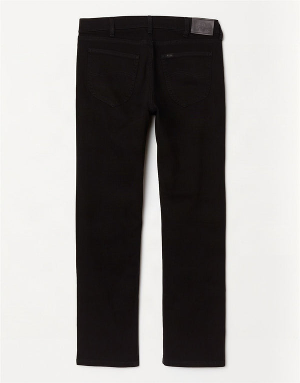 Lee Herre Legendary Slim Jeans W34 L32 Sort Bomuld