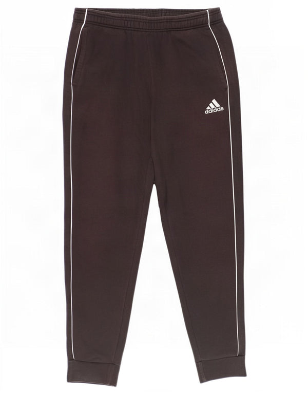 Adidas Dame træningsdragt Bukser Joggers UK 14 Medium Sort Bomuld