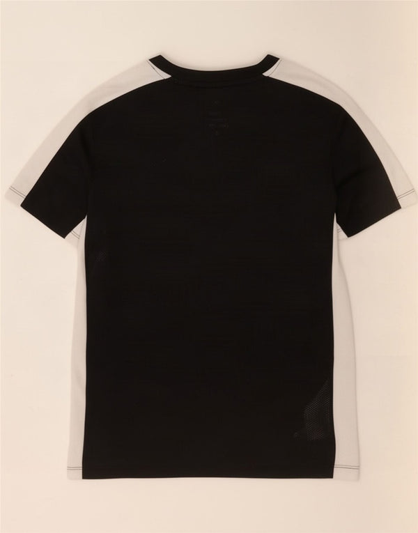 Nike Boys Dri Fit T-Shirt Top 10-11 år Medium Sort Colourblock