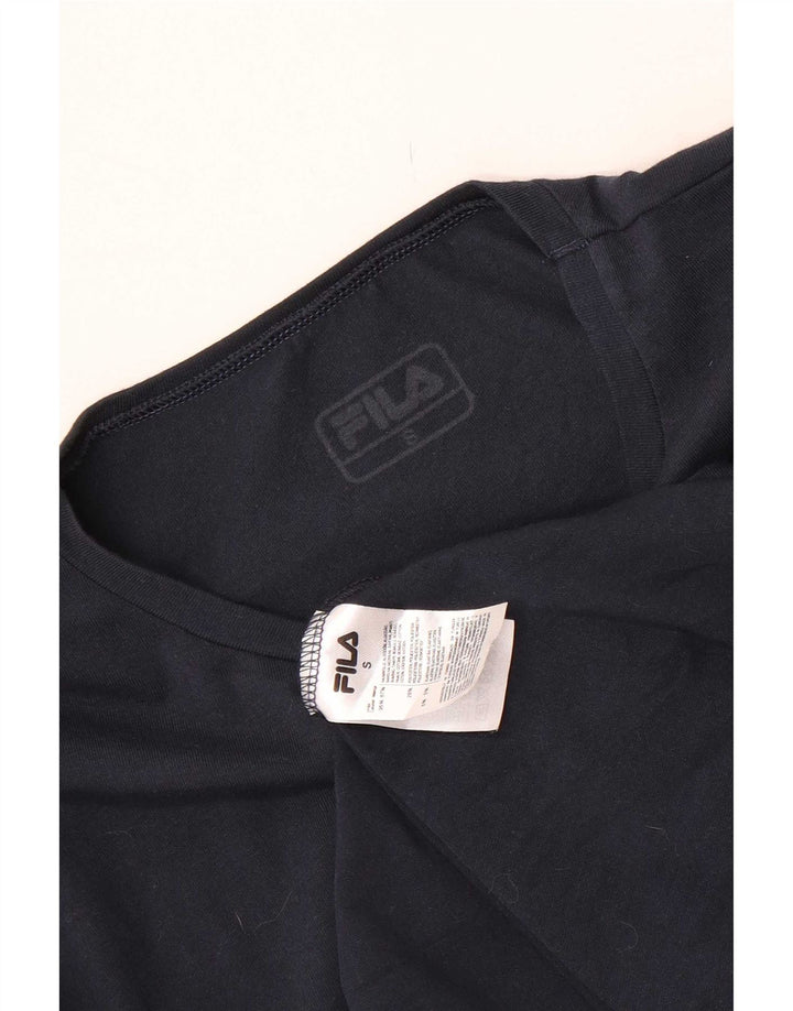 Fila herre T-shirt top lille marineblå bomuld