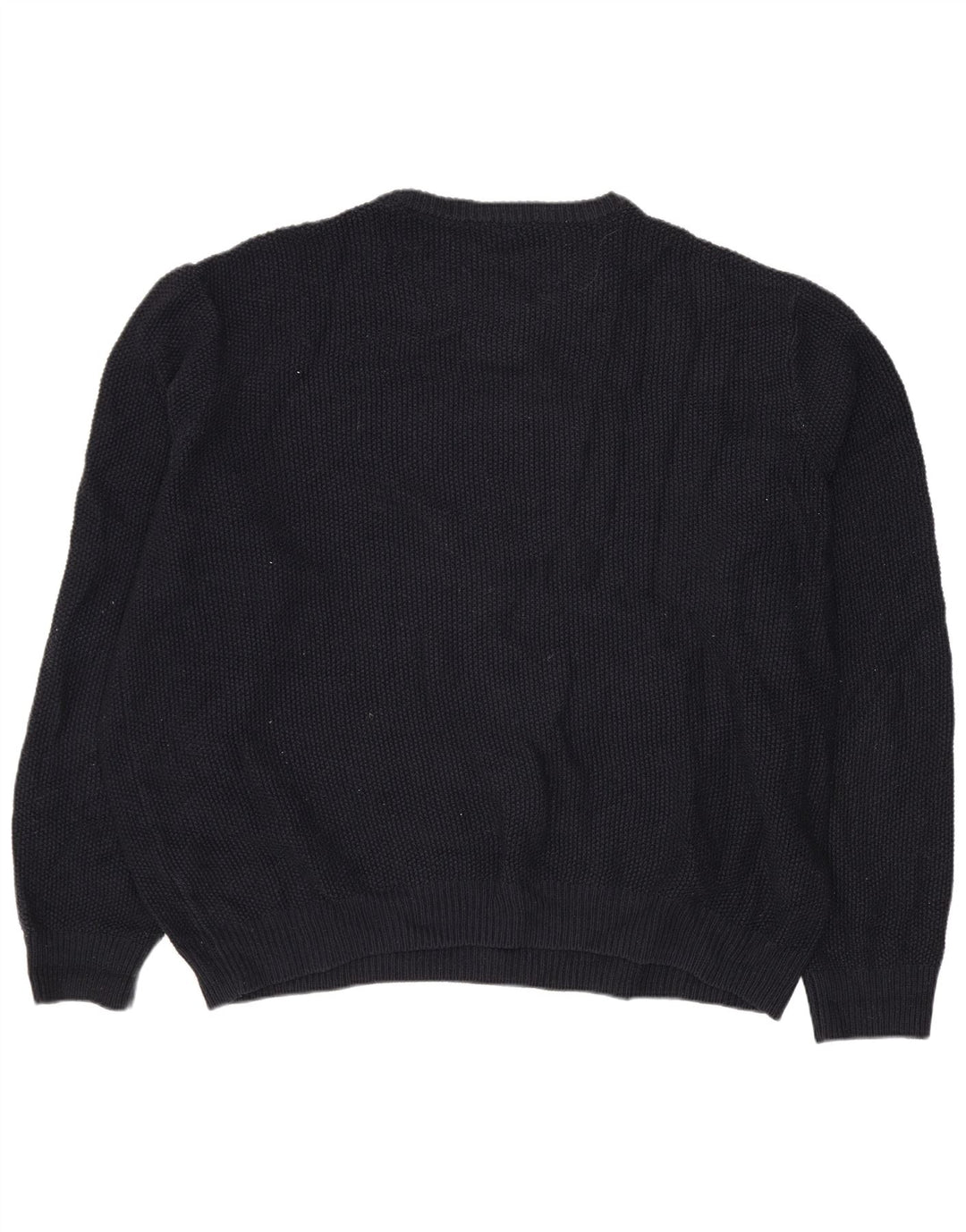 M&Co herre rund hals sweater 2XL marineblå akryl