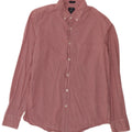 J. Crew Herre Flex Washed Slim Shirt Medium Rød Gingham Cotton