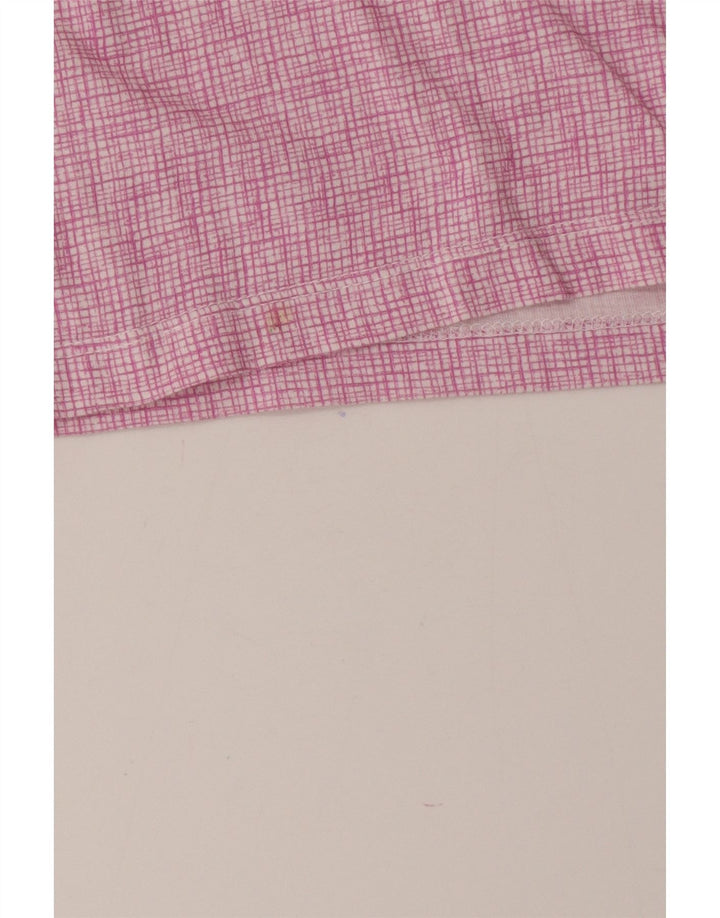 Ted Baker herre poloshirt str. 5 XL Lilla ternet bomuld