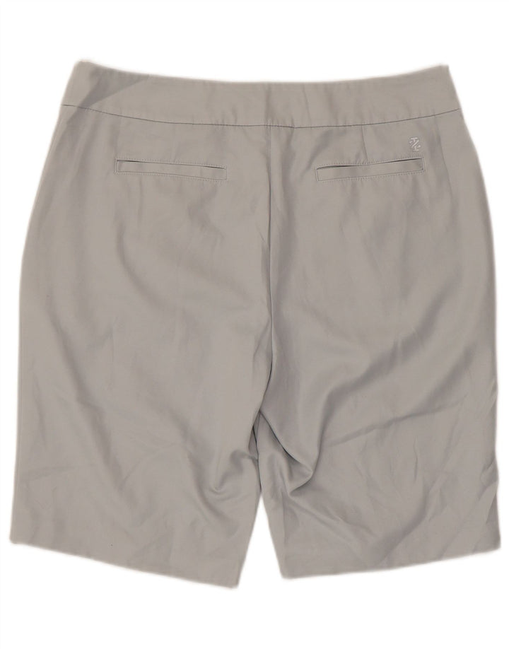 Izod Dame Golf Chino Shorts US 12 Large W36 Grå Polyester