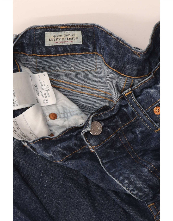 Levi's Slim Jeans til mænd W30 L30 blå bomuld