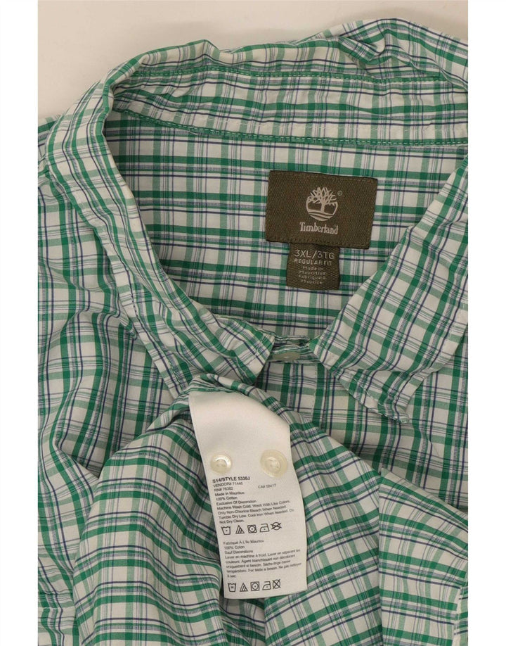 Timberland Herre Regular Fit skjorte 3XL Grøn Gingham Bomuld