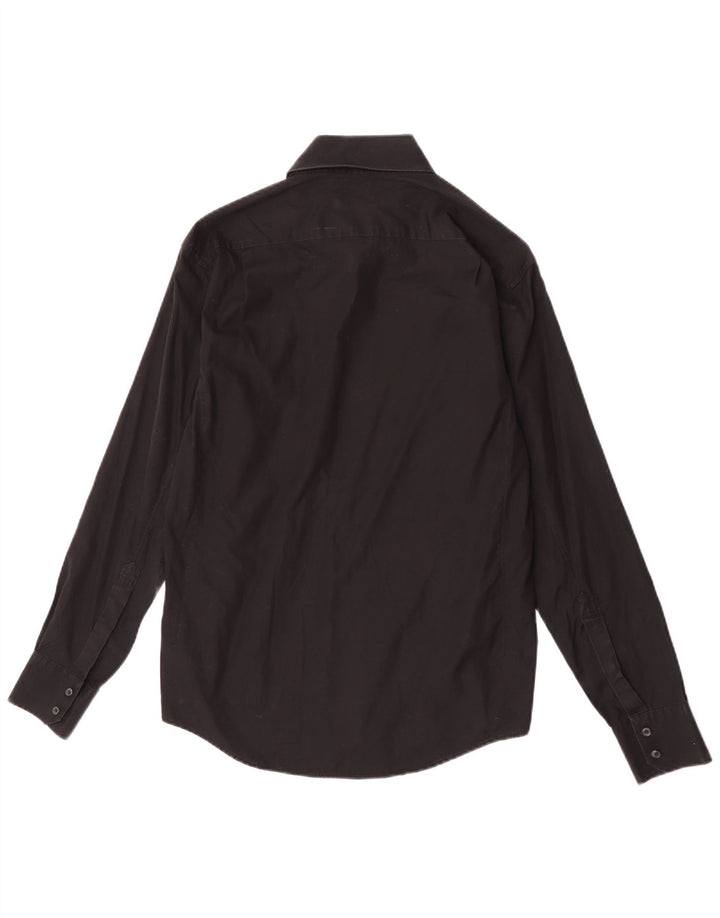 Reiss herreskjorte medium sort bomuld