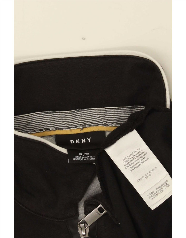 Dkny Herre Polo Shirt XL Sort Bomuld
