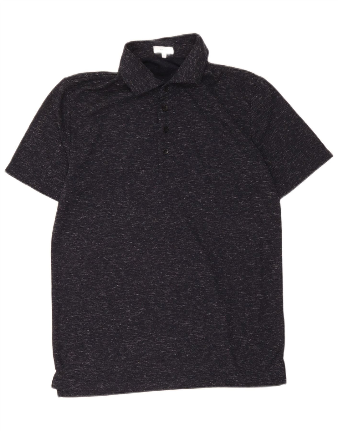 Reiss Poloshirt til mænd Medium Navy Blue Flecked Polyester