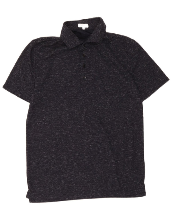 Reiss Poloshirt til mænd Medium Navy Blue Flecked Polyester