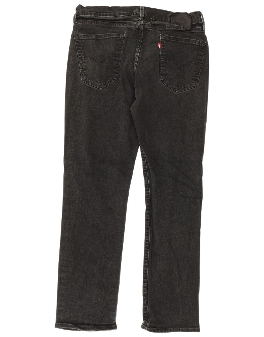 Levi's Straight Jeans til mænd W33 L30 Sort bomuld