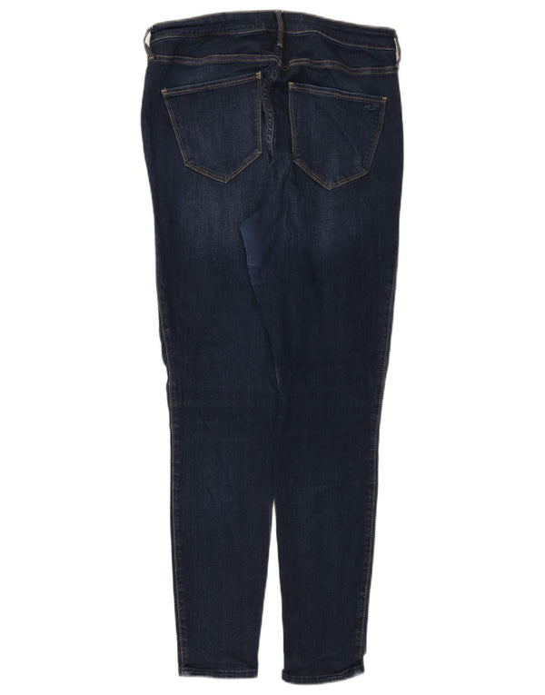 Hollister Kvinder Curvy High Rise Legging Skinny Jeans W31 L30 Navy Blue