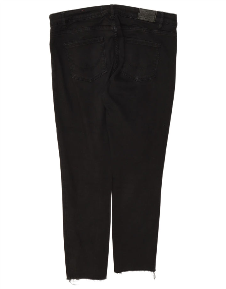 Superdry Alexia Jegging Jeans til kvinder W31 L26 sort bomuld
