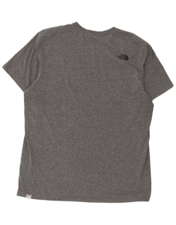 The North Face Herre Grafisk T-Shirt Top XL Grå Bomuld