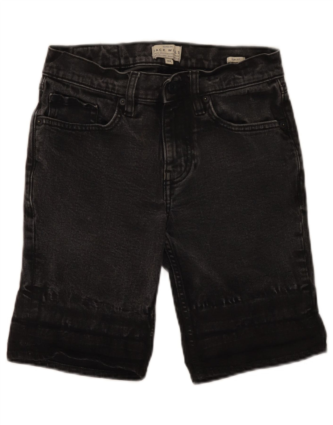 Jack Wills Dame Slim Fit Denim Shorts W28 Medium Sort