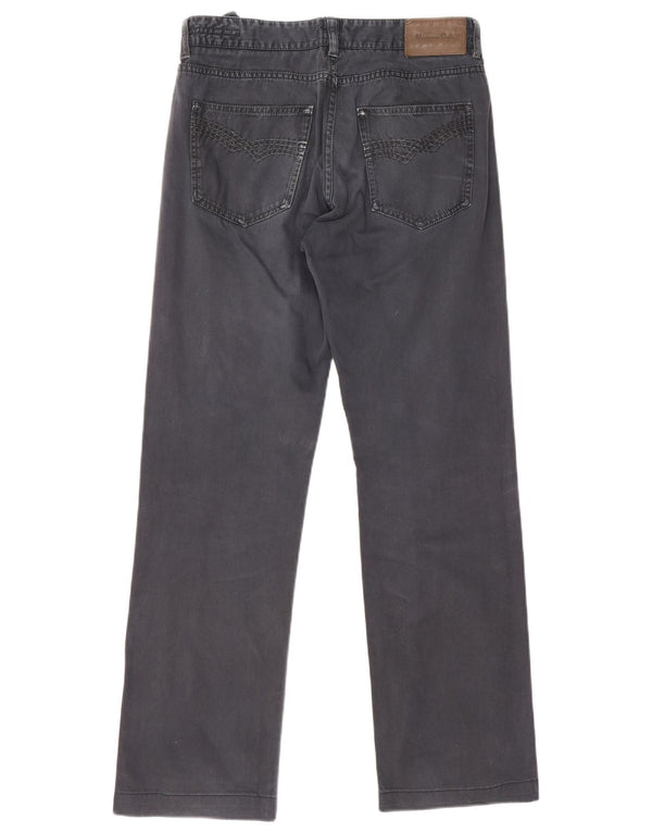 Massimo Dutti Herre Straight Jeans EU 40 Medium W31 L30 Marineblå Bomuld