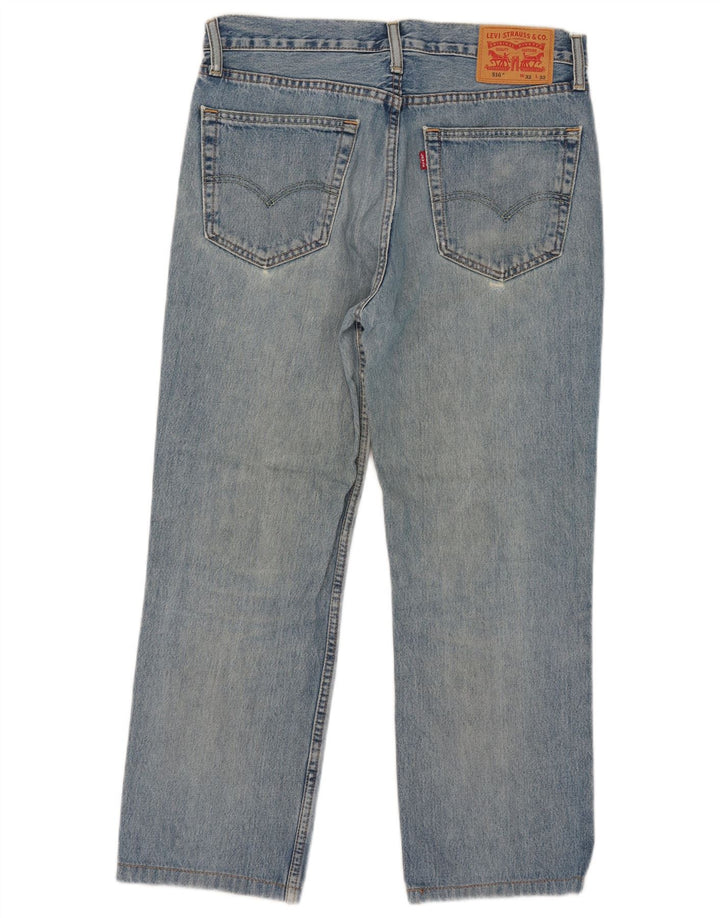 Levi's Herre 516 Slim Straight Jeans W32 L26 Blå Bomuld