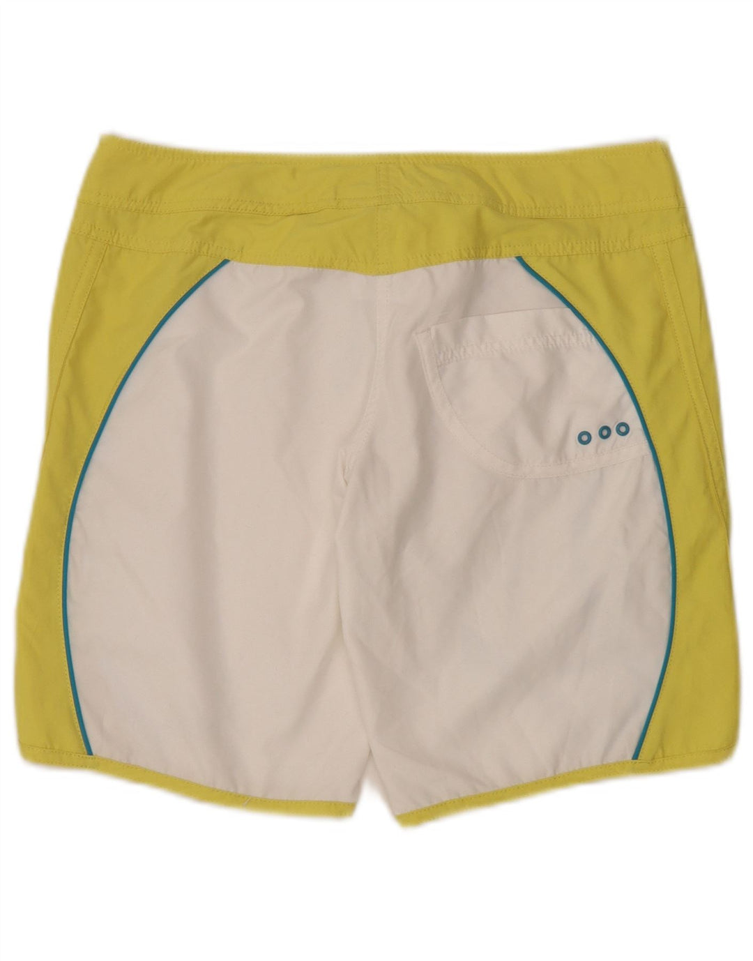 Adidas svømmeshorts til kvinder UK 12 Medium White Colourblock Polyester