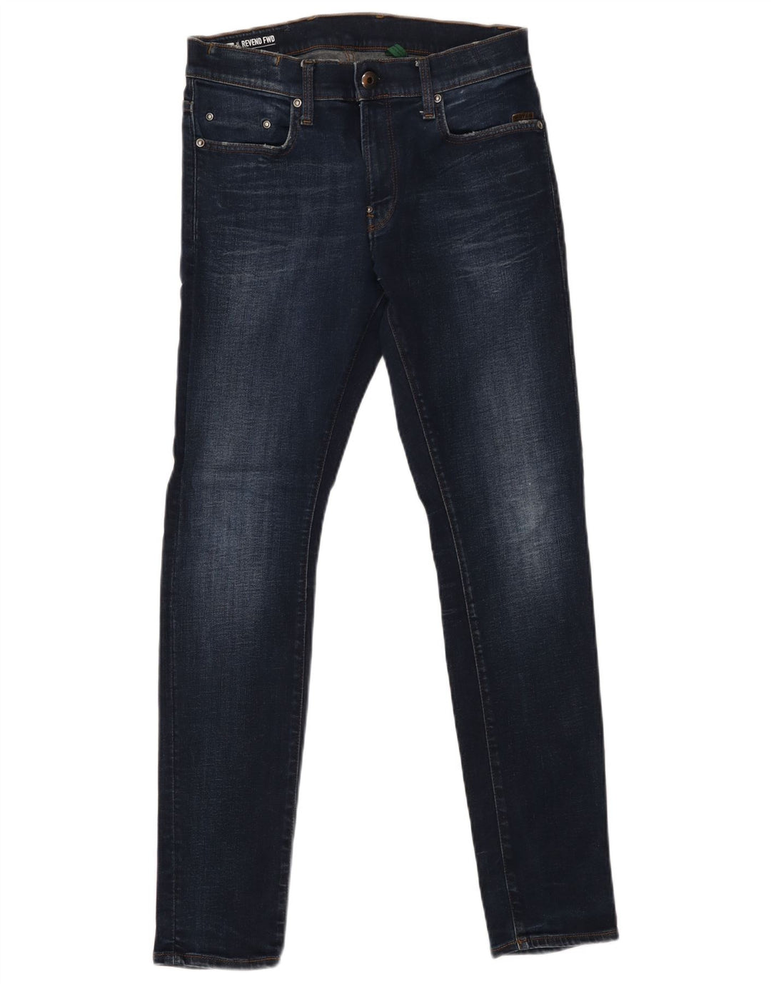G-STAR Dame Revend Skinny Jeans W30 L32 Marineblå Bomuld