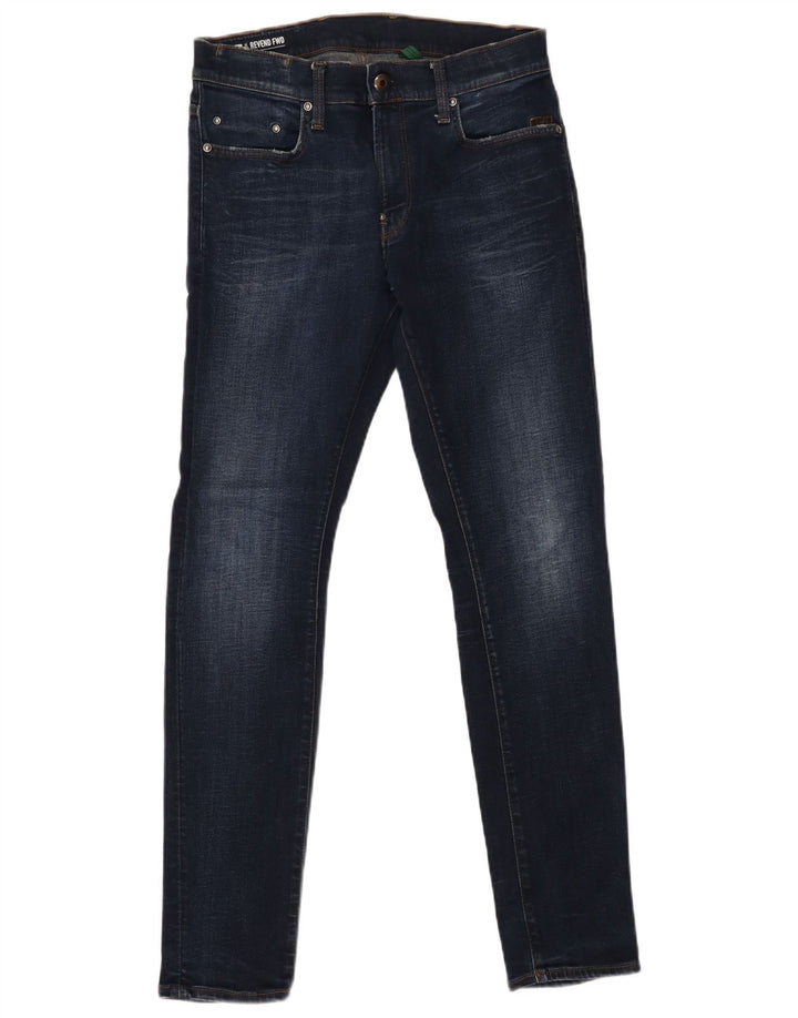 G-STAR Dame Revend Skinny Jeans W30 L32 Marineblå Bomuld