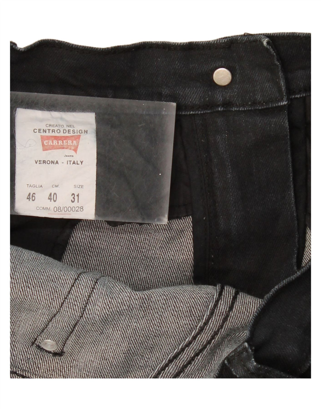 CARRERA Womens VERONA Denim Shorts W31 Medium Black Cotton Vintage Carrera and Second-Hand Carrera from Messina Hembry 
