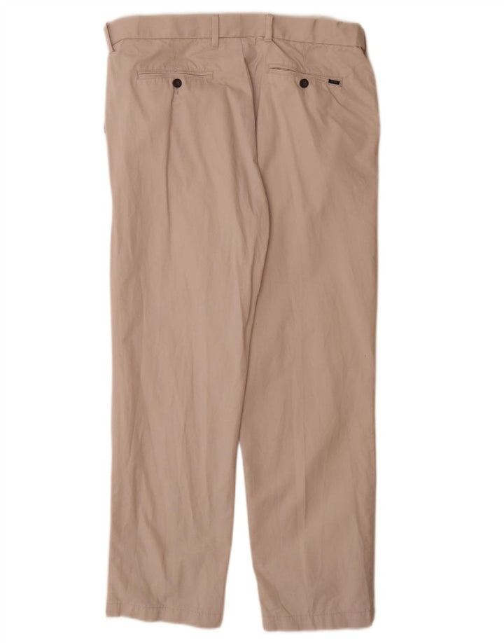 Marks & Spencer Herre Regular Fit Suit Bukser W36 L31 Grå Bomuld