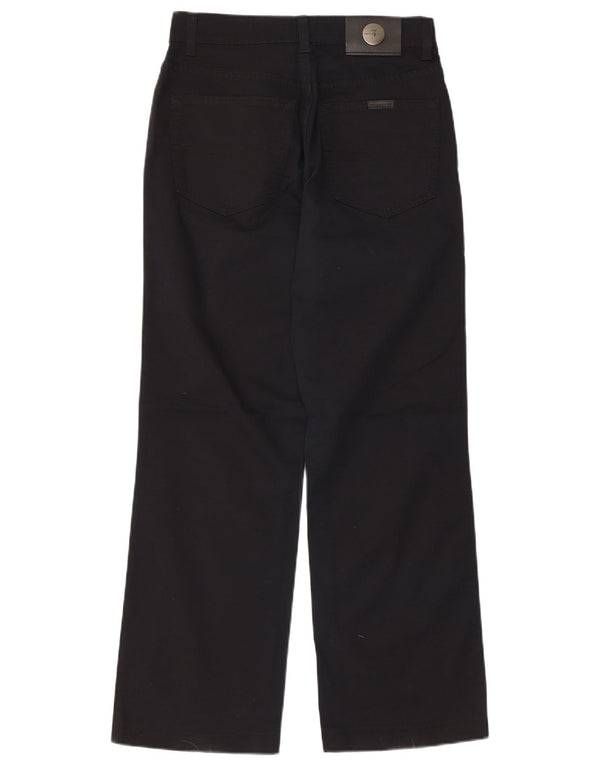 Trussardi Lige Casual Bukser til kvinder IT 44 Medium W28 L28 Sort Bomuld