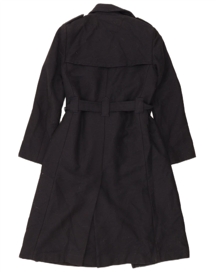 French Connection Oversize overfrakke til kvinder UK 10 Lille sort polyester