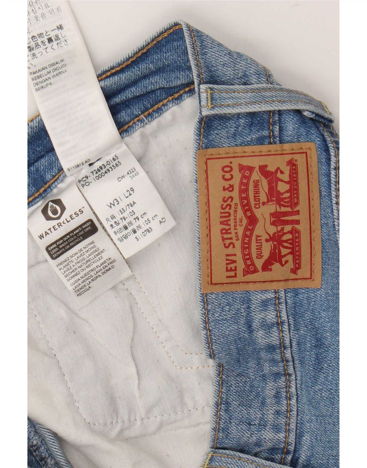 Levi's Dame Ribcage Straight Jeans W31 L29 Blå Bomuld