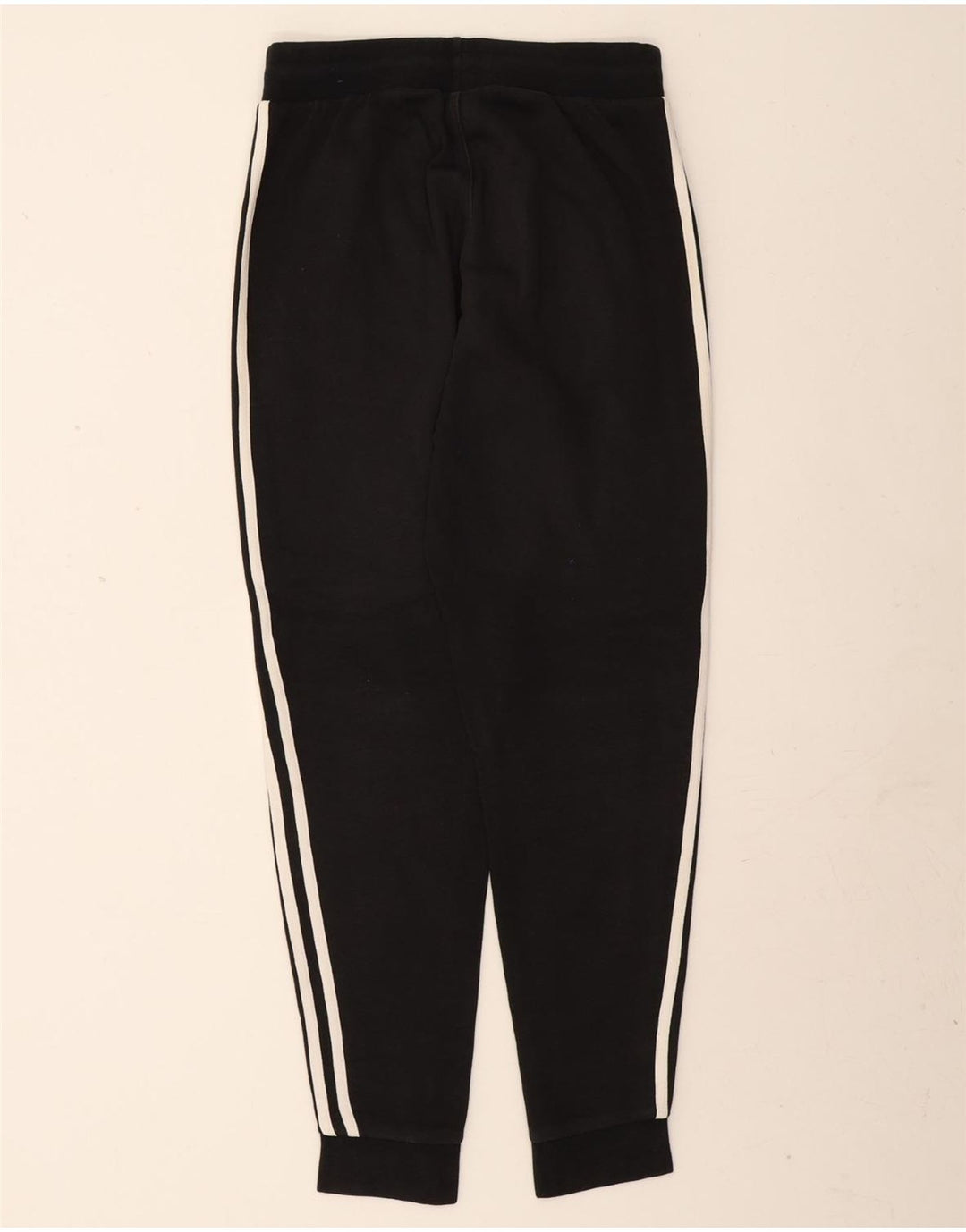 ADIDAS Mens Tracksuit Trousers Joggers Small  Black Cotton