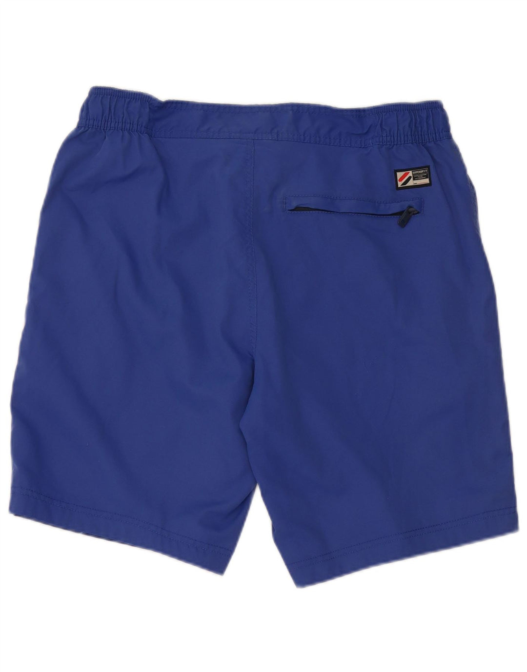 SUPERDRY Grafiske svømmeshorts til mænd, store blå polyester